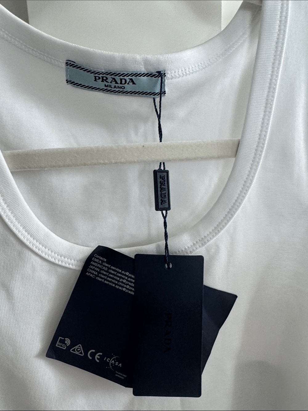 Prada Jersey Cropped Top - Picture 2 of 5
